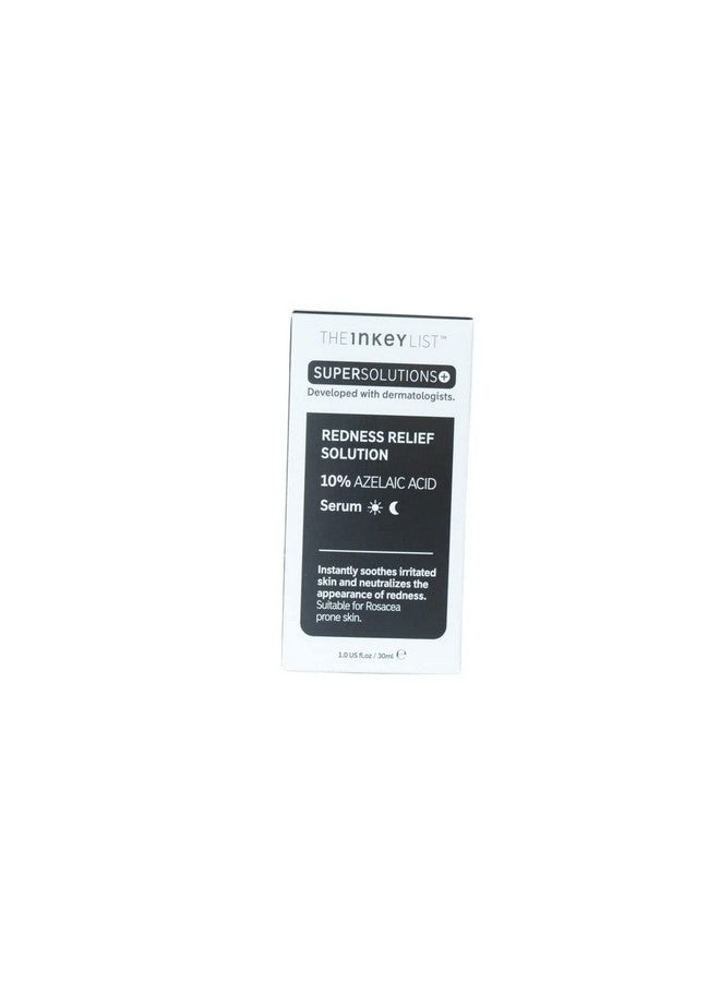 He Inkey List Supersolutions 10% Azelaic Serum Redness Relief Solution 1 Oz / 30 Ml