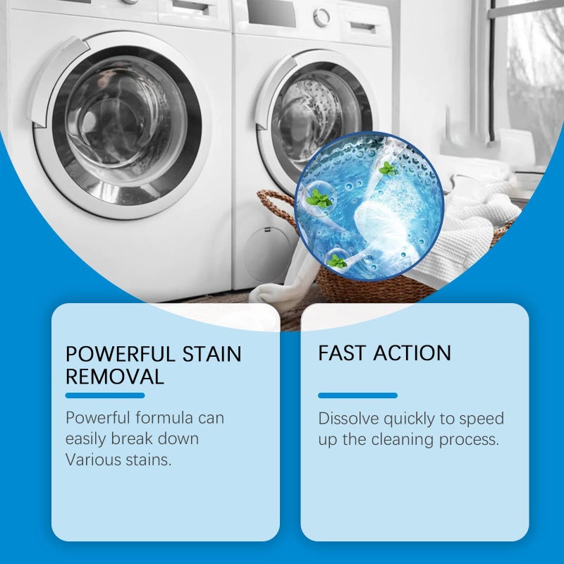 Jaysuing Washing Machine Stain Removal Tablets Gentle Care Special Tablets For Washing Machine Drum - Image 3