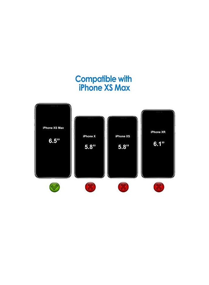 JETech Case for iPhone Xs Max 6.5-Inch, Non-Yellowing Shockproof Phone Bumper Cover, Anti-Scratch Clear Back (Clear) - Image 2