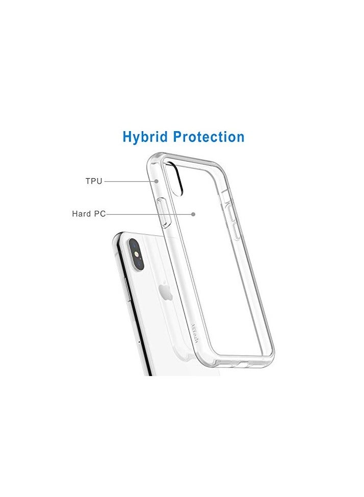 JETech Case for iPhone Xs Max 6.5-Inch, Non-Yellowing Shockproof Phone Bumper Cover, Anti-Scratch Clear Back (Clear) - Image 3