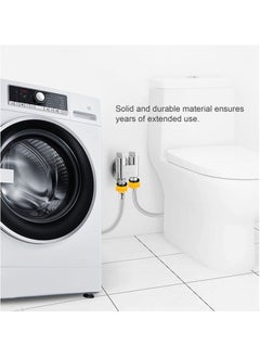 SANMUGEED 3/4 inch and 1/2 inch BSP 2in1 Plastic Outdoor Graden Hose Tap Connector Threaded Faucet Adapter 6 pack  - Image 5