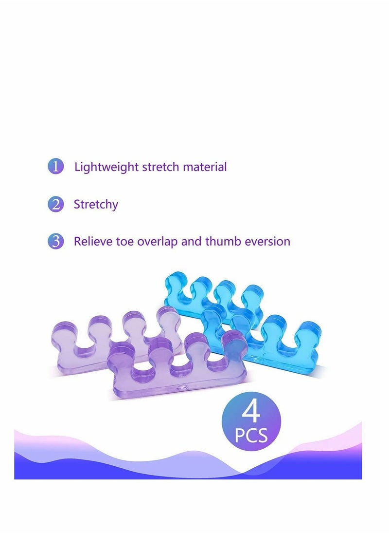 KASTWAVE - Pedicure Toe Spacers, Toe Separators for Nail Polish, Toe Separators Use for Separation of Toenails or Nails As Well As Relieve Orthopedic Bunion Symptoms. - Image 1