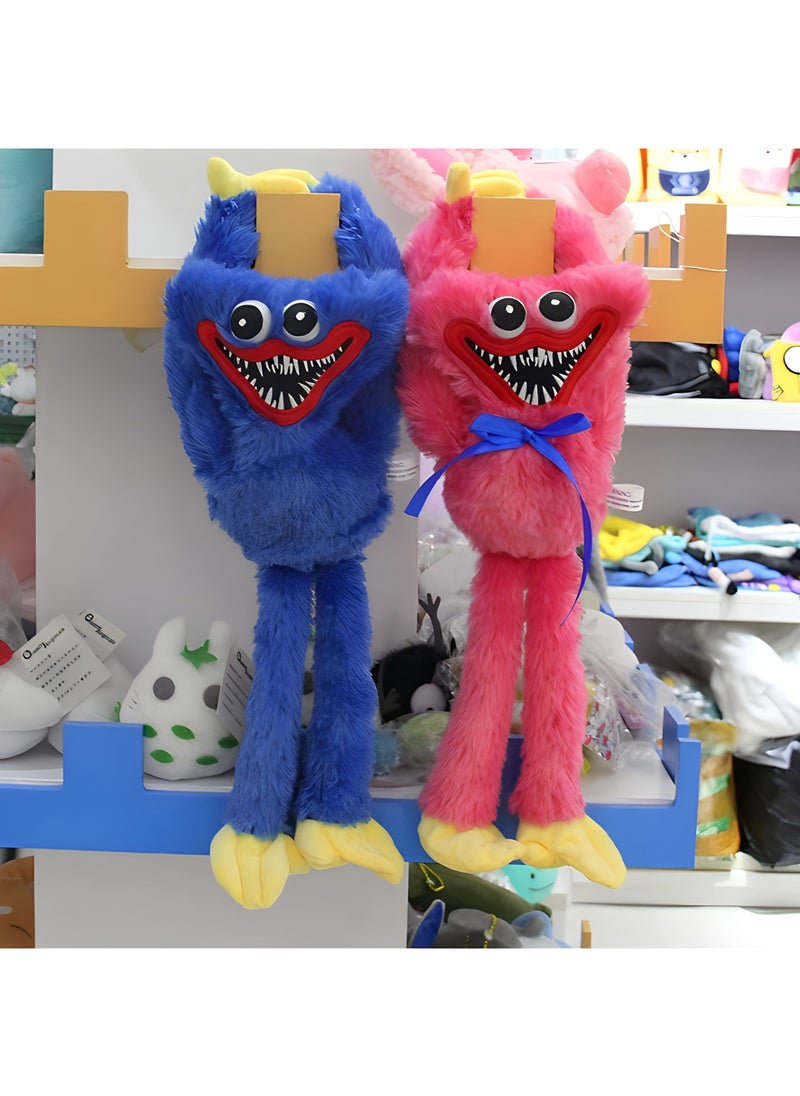 MAGIC VAULT Poppy Playtime Huggy Wuggy Plush Animal Toy -15.7in,2 Pieces (Blue-Pink)  - Image 4