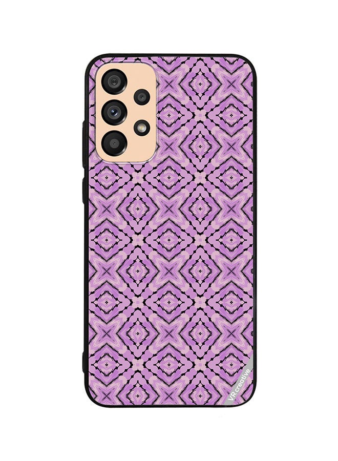 VR CREATIVE Protective Case Cover For Samsung Galaxy A72 Strips Design Multicolour - Image 1