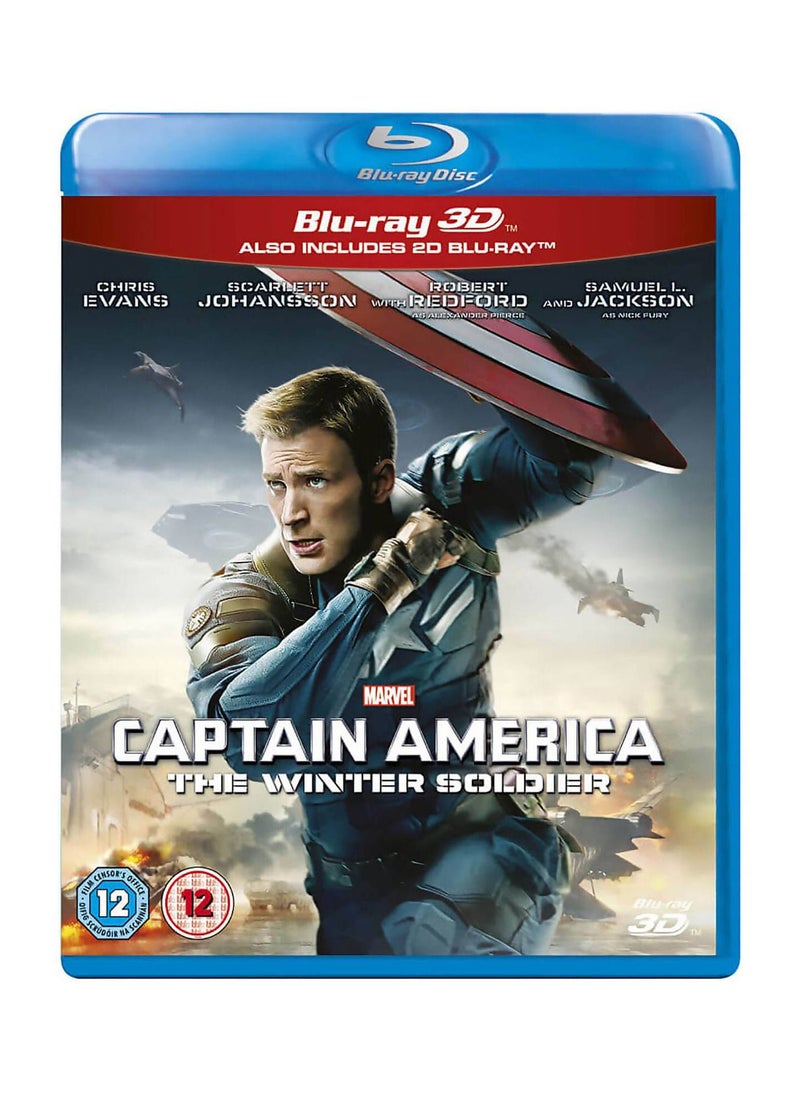 null - Captain America : The Winter Soldier - 3D Blu-ray + Blu-ray - Arabic Subtitle Included - Image 1