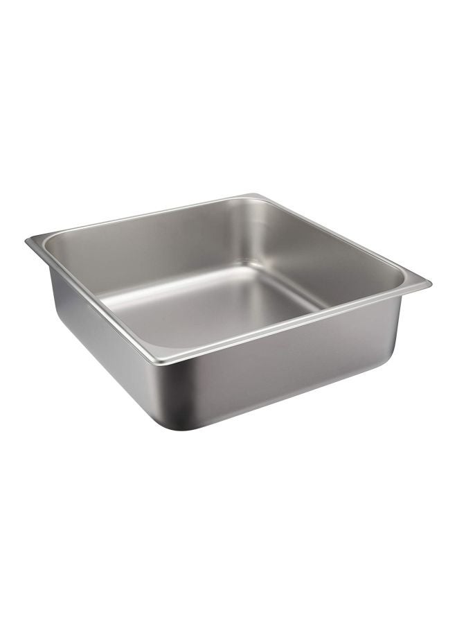 Winco SPTT4 2/3 Size Pan, 4-Inch, Stainless Steel - Image 1