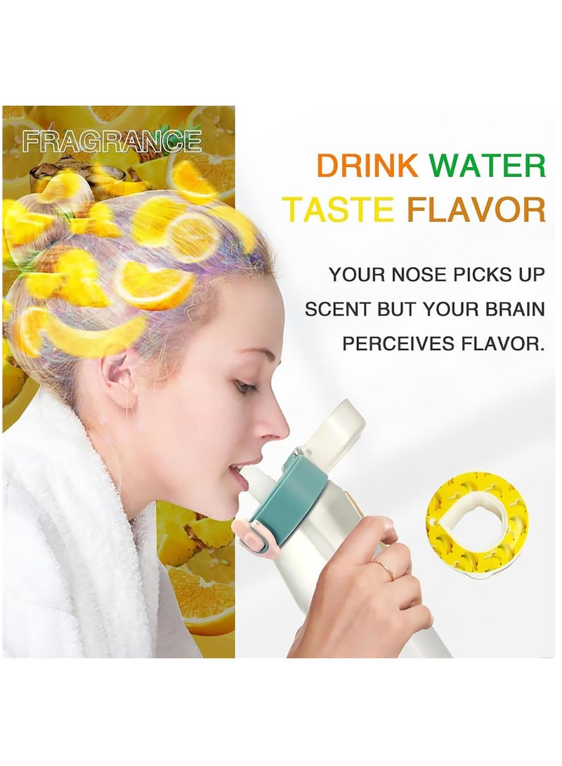 Sports Air Water Bottle BPA Free Starter up Set Drinking Bottles,750ML Fruit Fragrance Water Bottle, with 7 Flavour pods%0 Sugar Water Cup, for Gym and Outdoor Gift  - Image 2