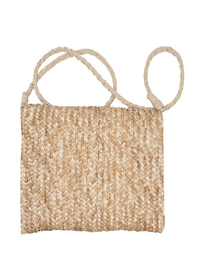 surell Cherry Crossbody Straw Bag - Women's Clutch Bag with Cherries - Summer Beach Bag with Long Strap - Image 2