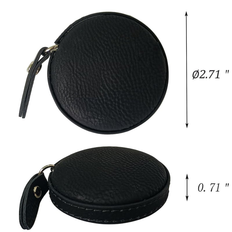 Z_جوده وثقه Tape Measure for Body Measuring Medical Body Cloth Tailor Craft Dieting Measuring Tape, 60 Inch/1.5 M Dual Sided Measuring Tape for Body Fabric Sewing（2 Pieces，Black） - Image 5