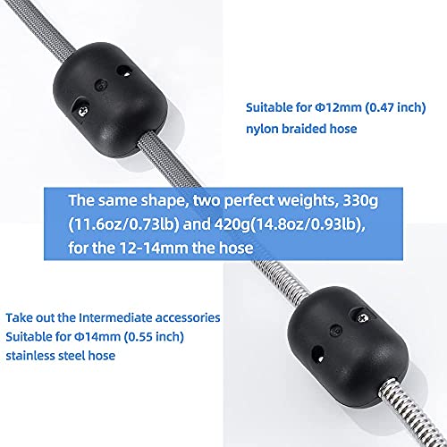 Xuchuan 14.80oz(420g/0.93lb) Universal Kitchen Pull Down Faucet Hose Weight Ball, Sink Basin Pull Out Sprayer Heavy Gravity Replacement Parts - Image 4