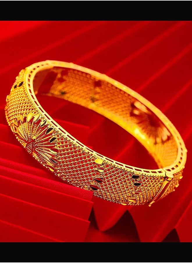 ماركة غير محددة 1pcs / lot الذهب مطلي سوار مجوهرات الزفاف  - Image 4
