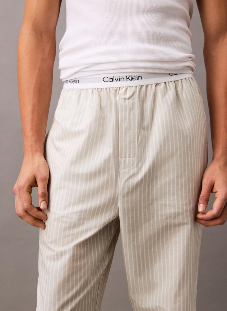 Cotton Poplin Pyjama Trousers