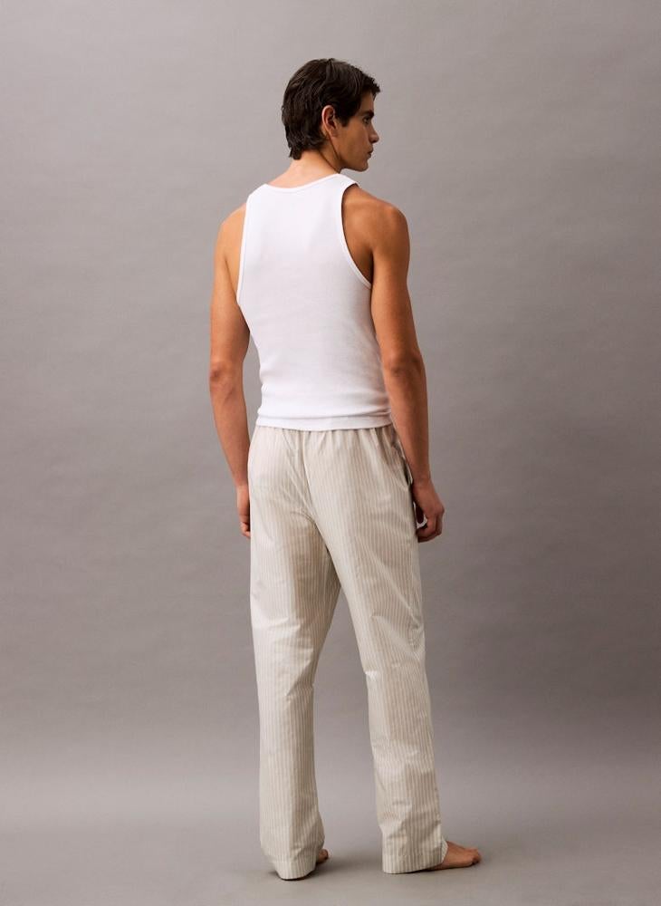 Cotton Poplin Pyjama Trousers