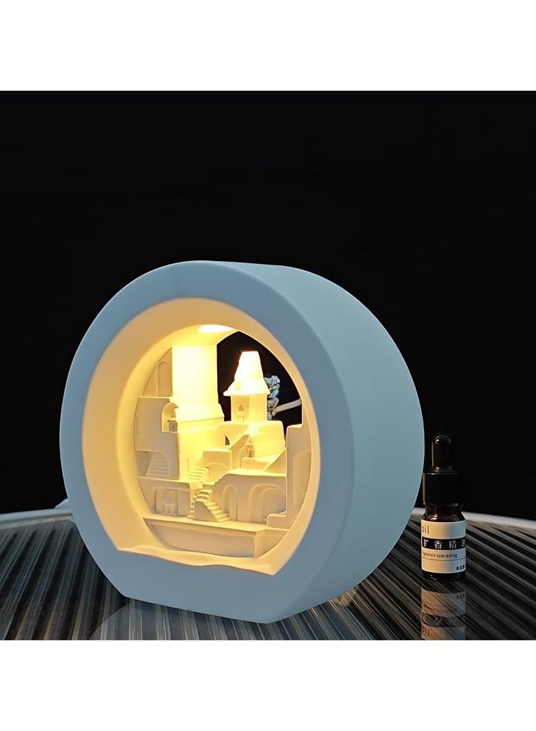 Exquisite Crystal Aroma Diffuser Stones, Long - lasting Freshness, Home - used Indoor Flameless Gypsum Aromatherapy with Essential Oils, Aromatherapy Lamp in Deluxe Gift Box  - Image 1