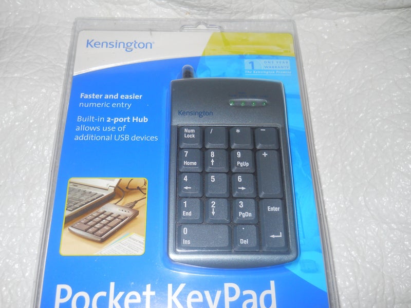 Kensington Pocket KeyPad with 2-Port USB Hub - Image 2
