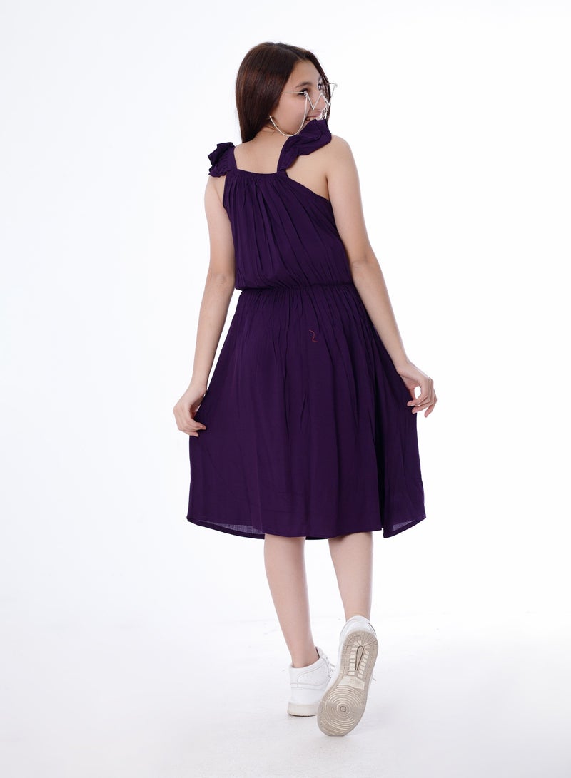 BEBO Girls Dress Purple  - Image 2