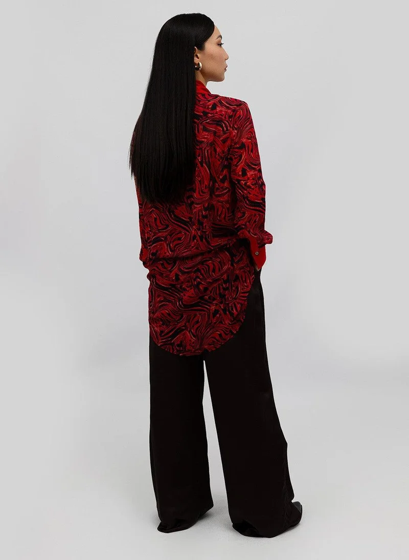 JANARA JONES Lava Chiffon Mira Blouse