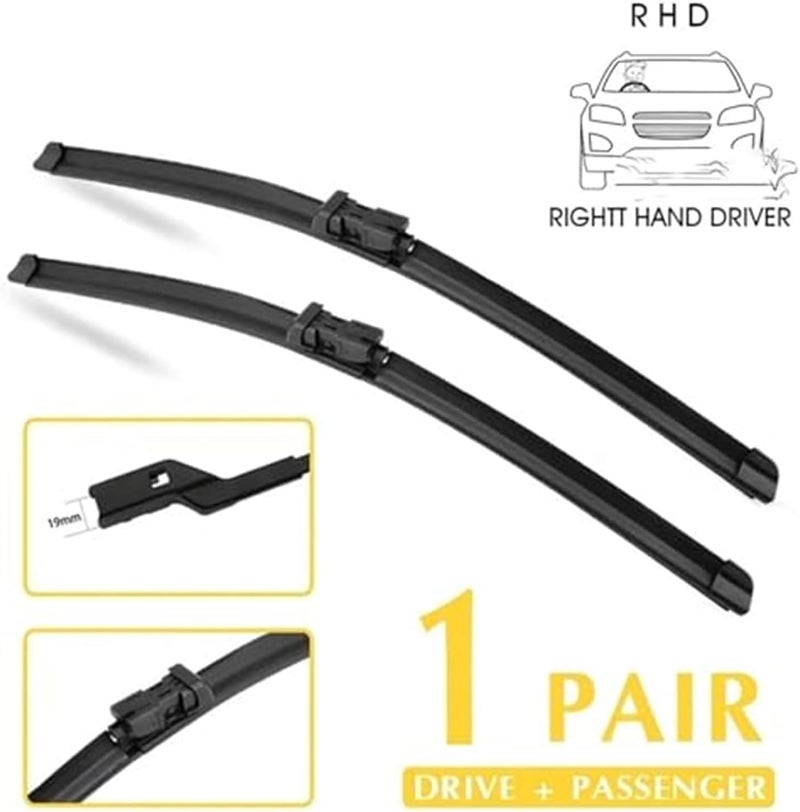 Wivplex Car Front Wiper Blades for Saturn Outlook 2007-2010 - Image 4