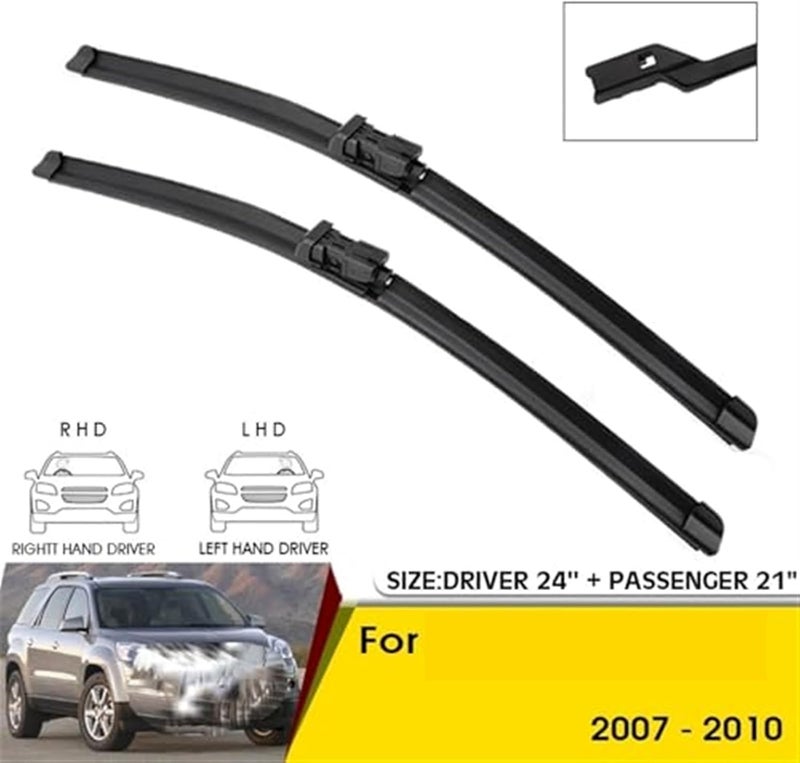 Wivplex Car Front Wiper Blades for Saturn Outlook 2007-2010 - Image 3