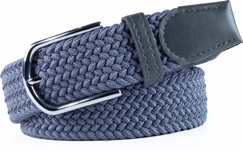 Deribond Men's Belt with Braided Elastic Feature
