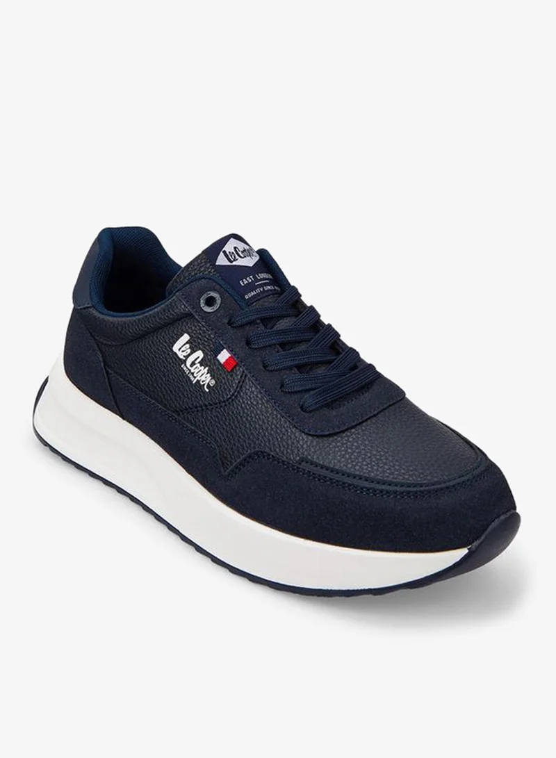 Lee Cooper Men's Panelled Lace-Up Sneakers