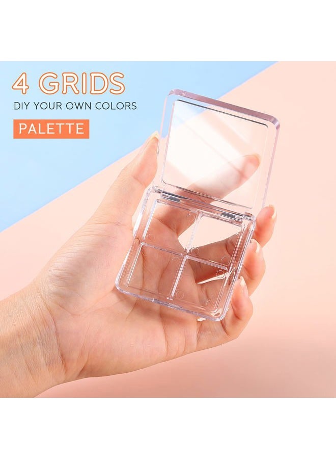 Beaupretty Empty Lipstick Palette，2 Pieces Empty Lipstick Box DIY Eyeshadow Powder Blush Lipstick Palette Empty Highlighters Container Empty Eyeshadow Pan Makeup Palette for Women - Image 4