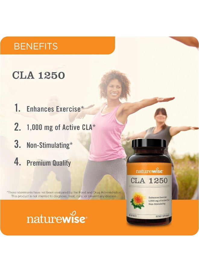 NatureWise CLA 1250 Support Exercise Naturally (1-Month Supply), Support Fitness goals, Supports healthy energy levels. - Image 2