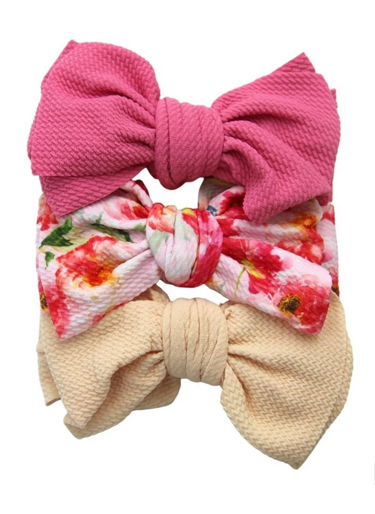 Bambimici Mira Assorted Big Ribbon Bow Headband For Babies