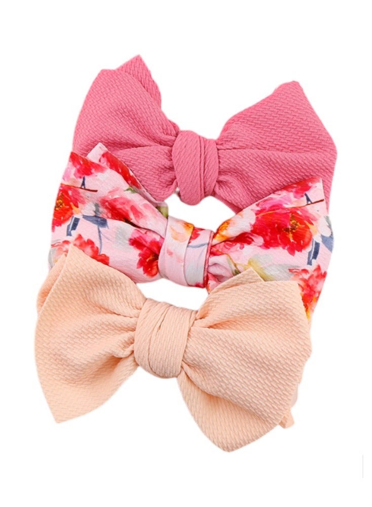 Bambimici Mira Assorted Big Ribbon Bow Headband For Babies - Image 4