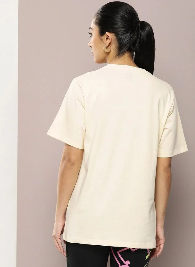 Dillinger Oversized Flower Print Combed Cotton T-Shirt by Styli
