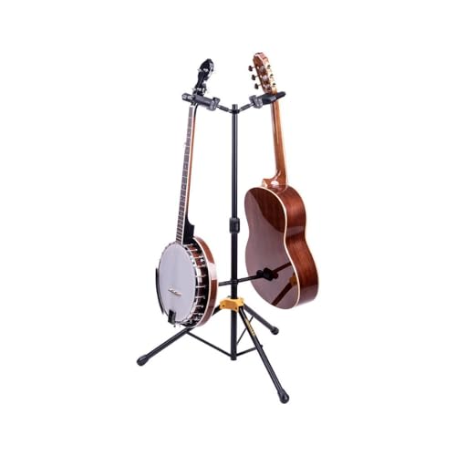 Hercules Stands GS422B PLUS Dual Guitar Stand with Auto Grip System and Foldable Yoke - Image 3