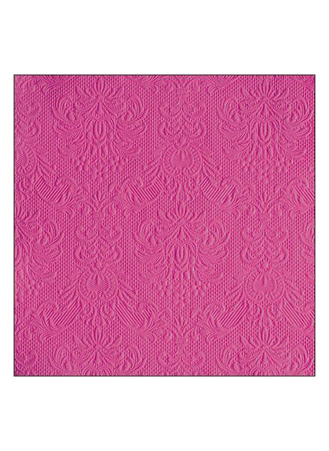 Ambiente Ambiente Large Embossed Napkins, Magenta 
