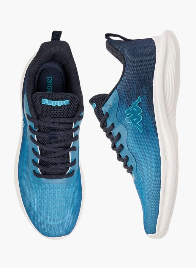 Kappa Men's Logo Print Sports Shoes with Lace-Up Closure