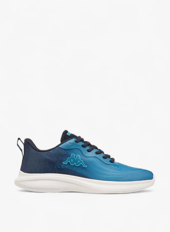 Kappa Men's Logo Print Sports Shoes with Lace-Up Closure