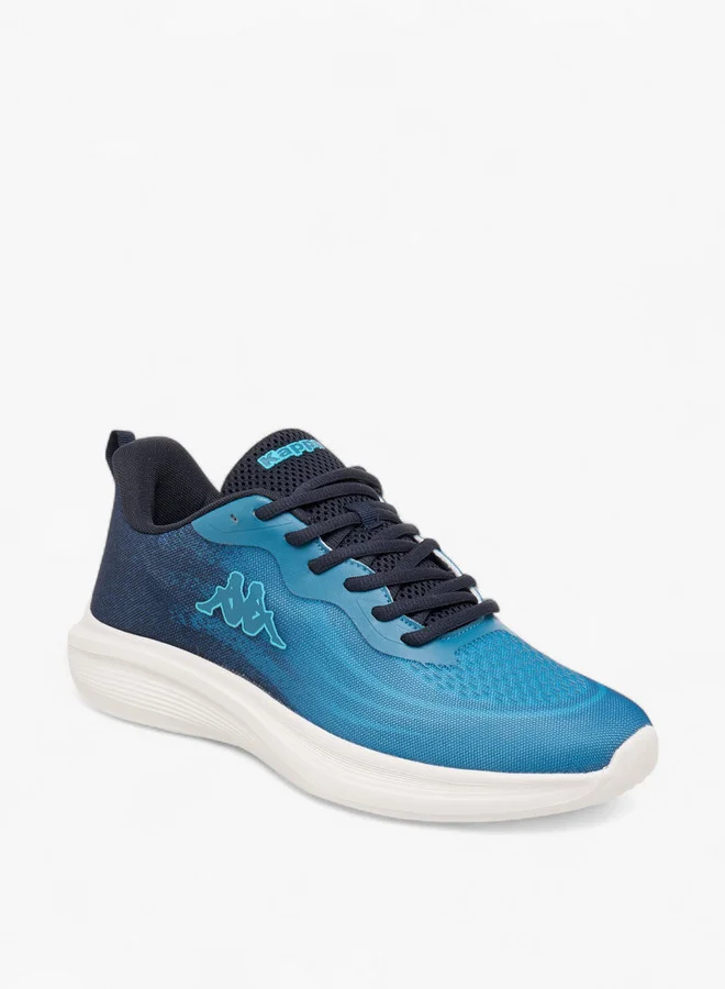 Kappa Men's Logo Print Sports Shoes with Lace-Up Closure