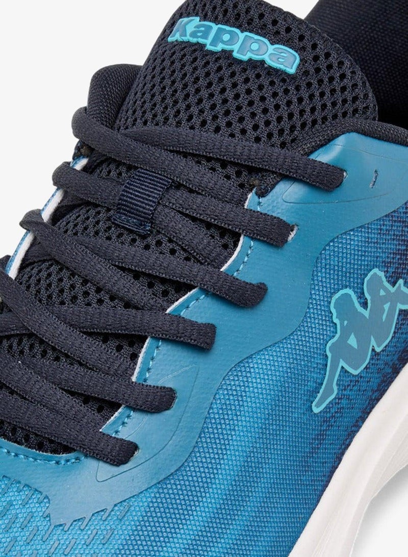 Kappa Men's Logo Print Sports Shoes with Lace-Up Closure - Image 4