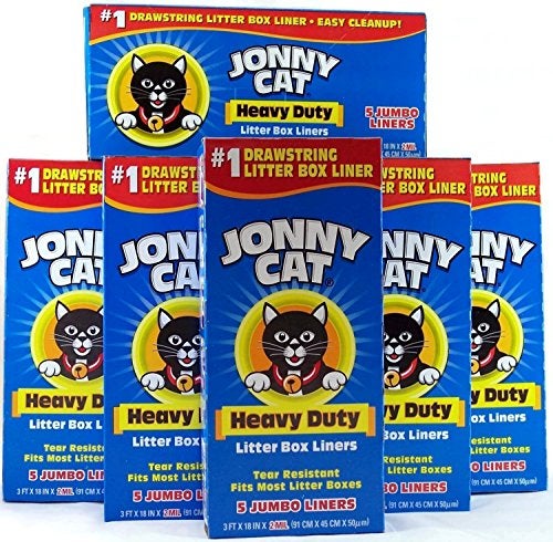 JONNY CAT Cat Litter Box Liners 5 / Box (Pack of 6) - Image 2