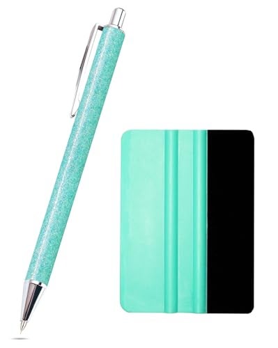 Arvakr Craft Weeding Pen Tool Set Essential Adhesive Vinyl Kits Precision Pin Pen Tools for Cricut Air Silhouette Siser Oracal Accessories Turquoise - Image 1