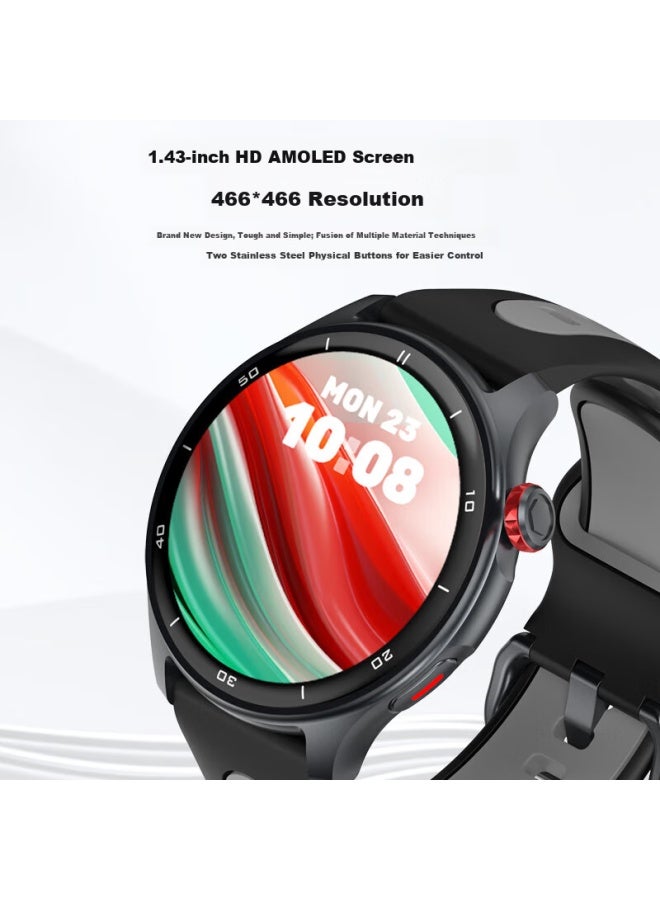 Kpep [professional Sports] Gps Five-star Dual-frequency Positioning Outdoor Running Professional Swimming Cycling Hiking Heart Rate Pace Blood Oxygen Monitoring Sports Trajectory Smart Sports Watch - Image 1