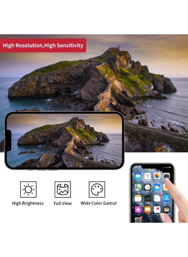 فلاي سي دي اي  FLYCDI LCD Screen Replacement for iPhone 13 Pro Max (6.7")-Compatible with A2484/A2641/A2643/A2644/A2645-3D Touch Digitizer Display Glass Assembly with Repair Tool Kit (Soft OLED) - Image 5