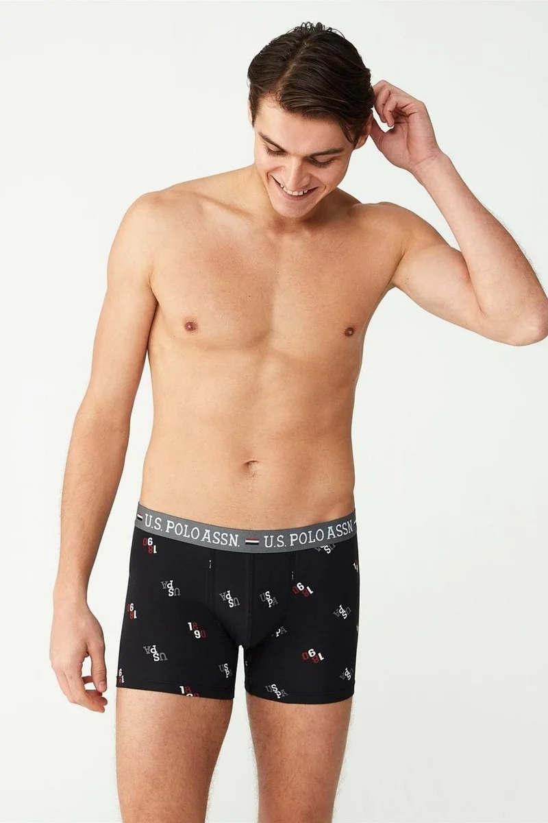 يو اس بولو اسن 2 Piece Uspa Printed Men's Modal Boxer