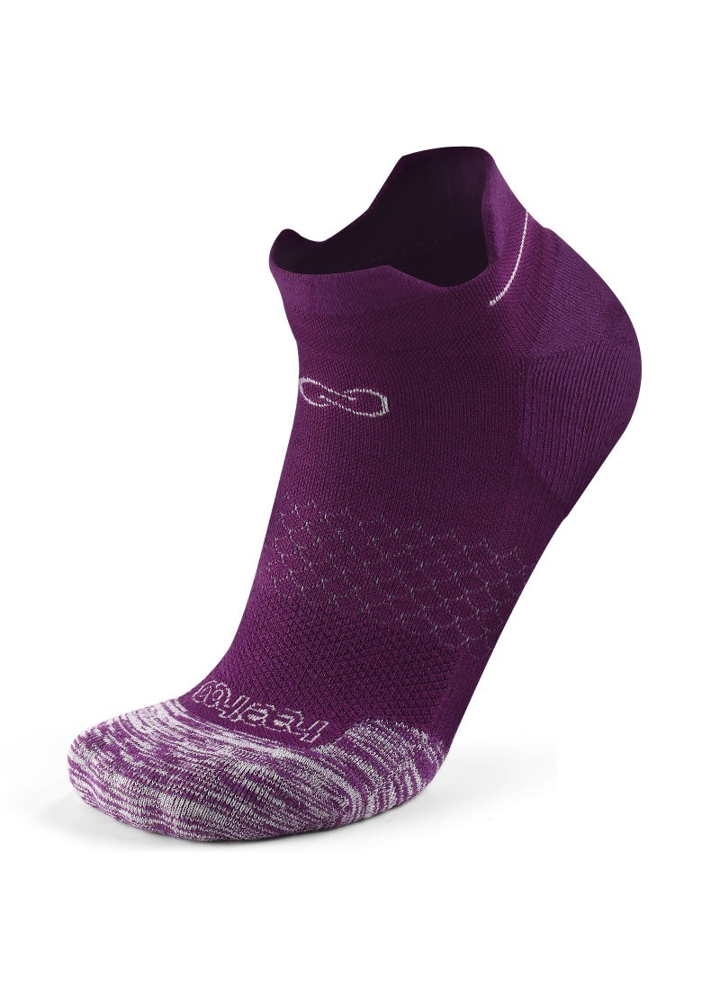HeeHoo Unisex Bamboo Ankle Socks - Elegant Burgundy - Large/Extra Large (L/XL) - Image 1