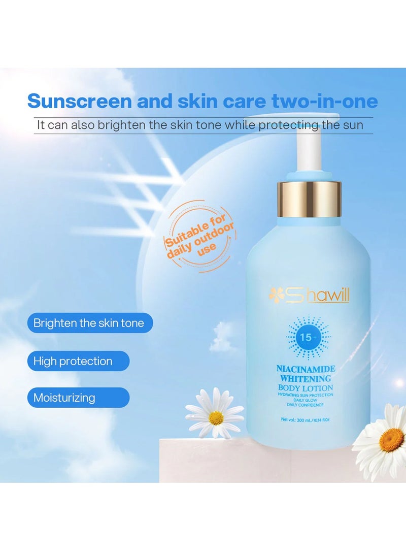 Shawill Niacinamide Whitening Body Lotion SPF 15+ PA ++ - 300ml - Image 4