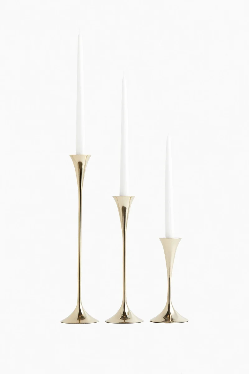 H&M Small metal candle holder