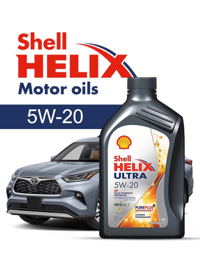 Shell Engine Oil – For TOYOTA Highlander V4 2024 - 2007, 5 Liter,  5w20 Shell - With Engine Oil Filter - 2007 2008 2009 2010 2011 2012 2013 2014 2015 2016 2017 2018 2019 2020 2021 2022 2023 2024