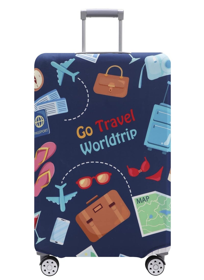 Beauenty Luggage Cover Washable Suitcase Protector Anti-scratch Suitcase cover 26-28 Inch  - Image 1