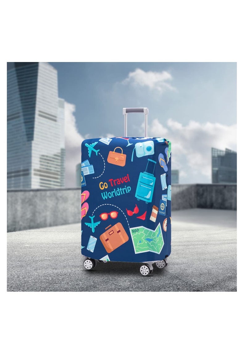 Beauenty Luggage Cover Washable Suitcase Protector Anti-scratch Suitcase cover 26-28 Inch  - Image 3