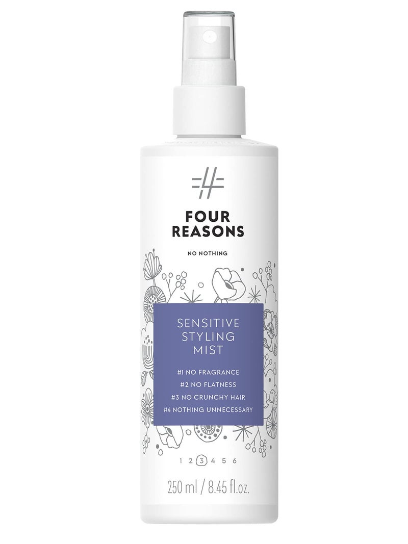 No nothing Very Sensitive Styling Mist - Fragrance Free Blow-Dry Styling Spray With Frizz Control, Non-Aerosol, Unscented, Anti-Humidity 100% Vegan - 8.5 fl oz - Image 1