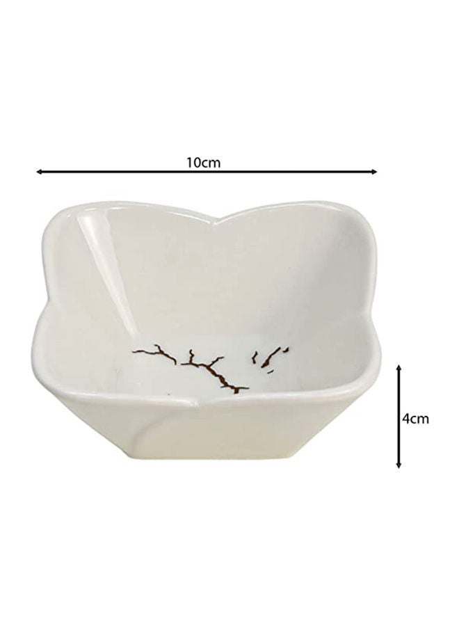 AKDC AKDC Ceramic Snack Dish Set of 3 Pieces Whiteware Crème Ramekins Dishes Oven  - Image 4