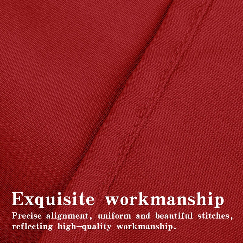 NTBAY NTBAY Queen Pillow Shams - 2 Pack Brushed Microfiber 20x30 Sham Covers - Super Soft and Cozy  Wrinkle  Fade  Stain Resistant 20x30 Inches Oxford Pillowcases  Wine Red  - Image 3